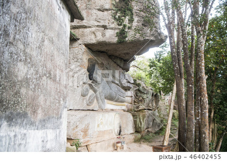 CAMBODIA KAMPONG THOM PHNOM SANTUK TEMPLE CAMBODIA KAMPONG THOM PHNOM SANTUK TEMPLE 46402455