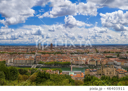 Panorama of Lyon - France Panorama of Lyon - France 46403911