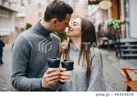 couple with coffee 46404839