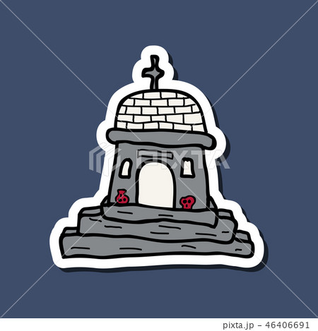 Vector illustration of Scary church background 46406691