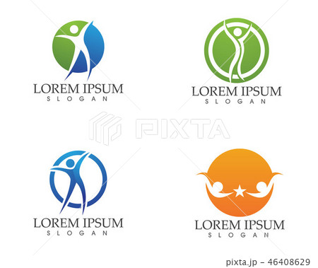 Health success people care logo 46408629