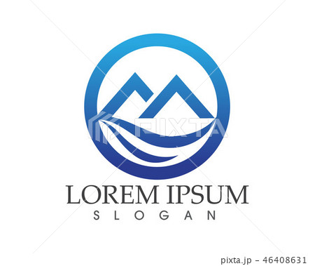 Mountain nature landscape  logo  46408631