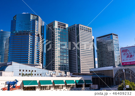 《東京都》品川駅前・オフィス街 《東京都》品川駅前・オフィス街 46409232