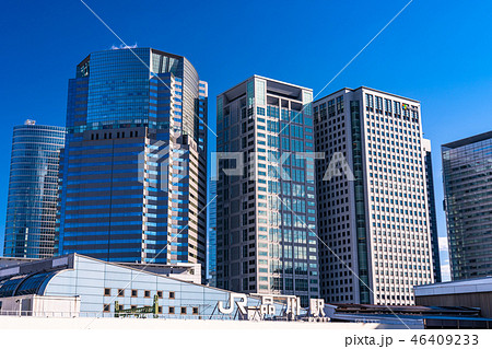 《東京都》品川駅前・オフィス街 《東京都》品川駅前・オフィス街 46409233