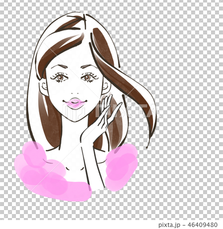 ヘアカラー ダークブラウン フェミニンドレス ヘアカラー ダークブラウン フェミニンドレス 46409480