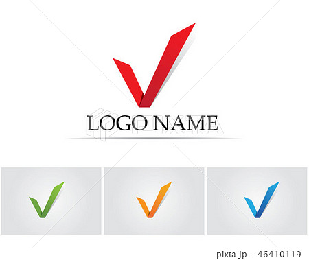 V letters business logo and symbols template 46410119