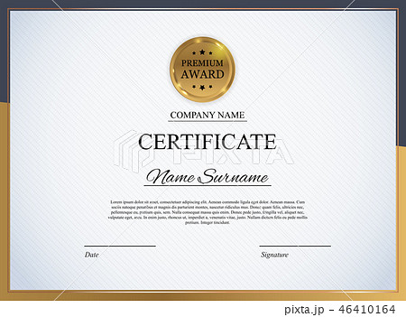 Certificate template Background. Award diploma 46410164