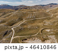 Rural road in unspoiled hills and steppe in Bosnia 46410846