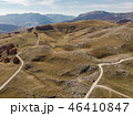 Rural road in unspoiled hills and steppe in Bosnia 46410847