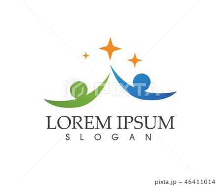 Community people care logo and symbols template Community people care logo and symbols template 46411014