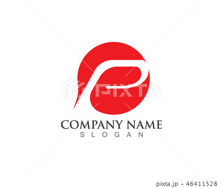 Business corporate letter P logo design vector Business corporate letter P logo design vector 46411528