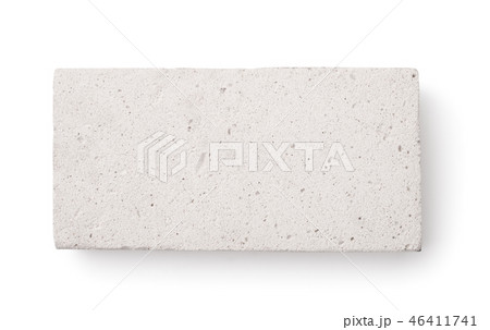 Top view of foamed gypsum brick Top view of foamed gypsum brick 46411741