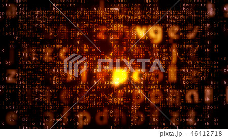Plazma Matrix Letters Sparkling Brightly 46412718