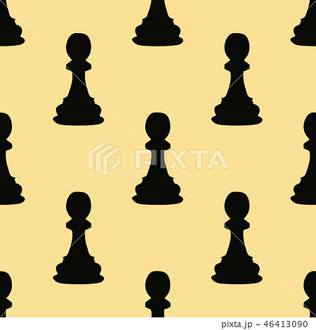 Chess pawn seamless pattern Chess pawn seamless pattern 46413090