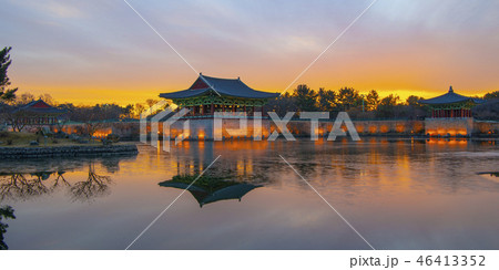 雁鴨池 池 風景 46413352