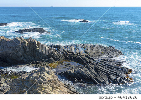 柱状節理 海 岩 46413626