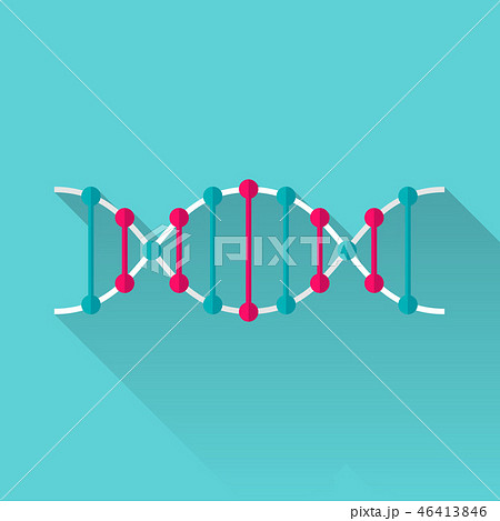 DNA flat icon DNA flat icon 46413846