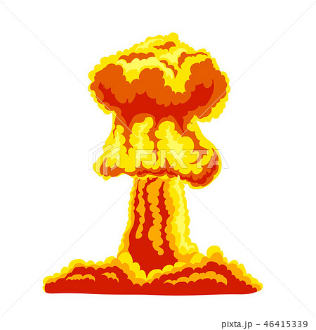 Mushroom Cloud Signのイラスト素材