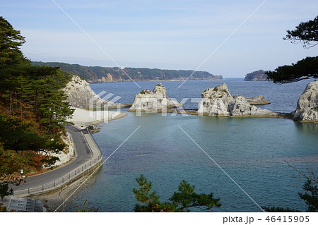 三陸ジオパーク秋の浄土ヶ浜 三陸ジオパーク秋の浄土ヶ浜 46415905