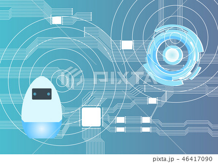 人工知能のイメージ。 近未来のイメージ素材。 近未来のテクノロジー。 人工知能と通信。 人工知能とネ 人工知能のイメージ。 近未来のイメージ素材。 近未来のテクノロジー。 人工知能と通信。 人工知能とネ 46417090