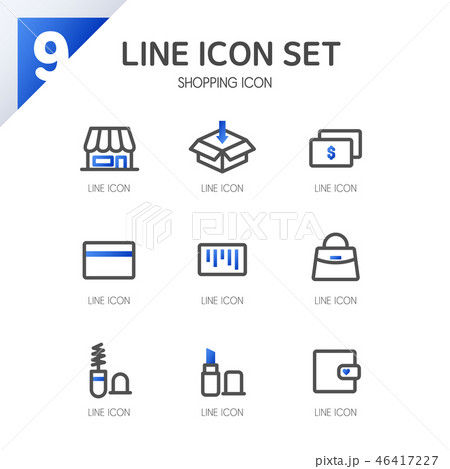 アイコン ピクトグラム カード 46417227