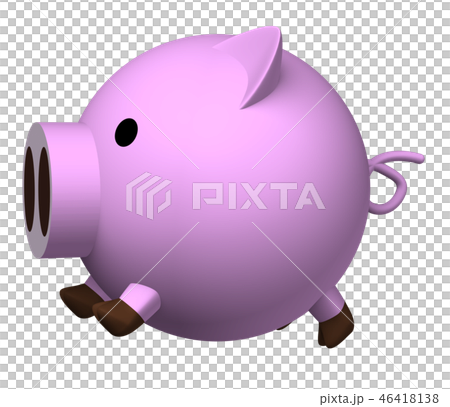 まん丸ブタさん まん丸ブタさん 46418138