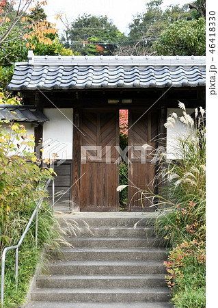 秋の松江城　城下町 46418330