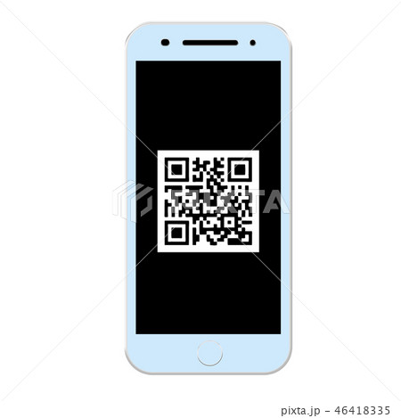 QRコード決済　キャッシュレス　QRコード　バーコード　スマホ　決済　支払い　ビジネス 46418335