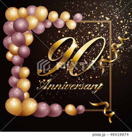 90 year anniversary celebration background banner 90 year anniversary celebration background banner 46419974