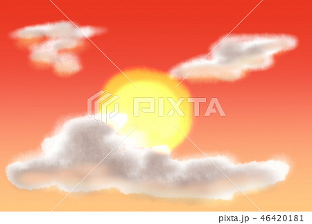 夕焼け 夕焼け 46420181