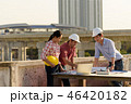 group of engineers meeting at terrace 46420182