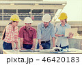group of engineers meeting at terrace 46420183