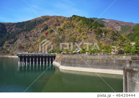 紅葉の奥多摩湖 46420444