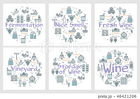 Best Wine round linear concept 46421206
