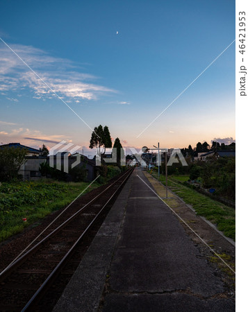 越中国分駅　ホーム 46421953