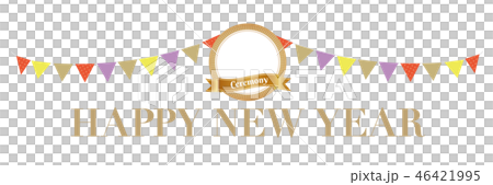 矢量 新年快樂 過年 46421995