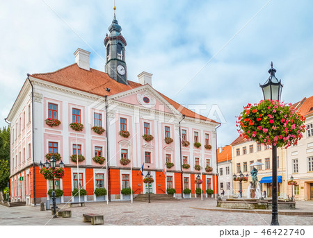 TARTU, ESTONIA. Tartu Town Hall. Main square  46422740