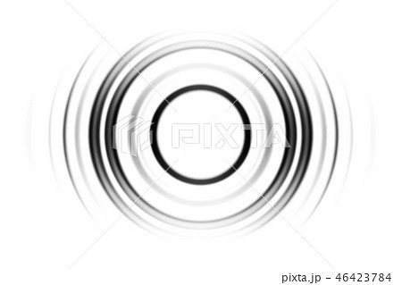 Abstract black vortex, circle spin on white 46423784