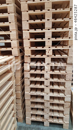 stack wooden pallet condition warehouse transport stack wooden pallet condition warehouse transport 46425287