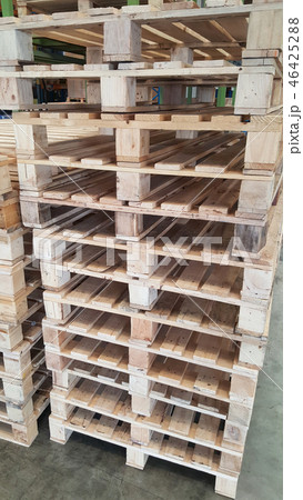 stack wooden pallet condition warehouse transport stack wooden pallet condition warehouse transport 46425288