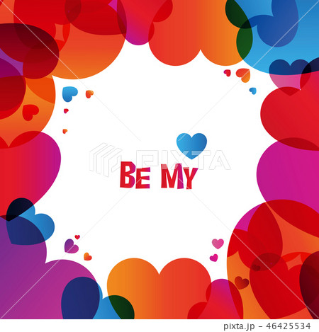 Valentine instagram in trendy color transition 46425534