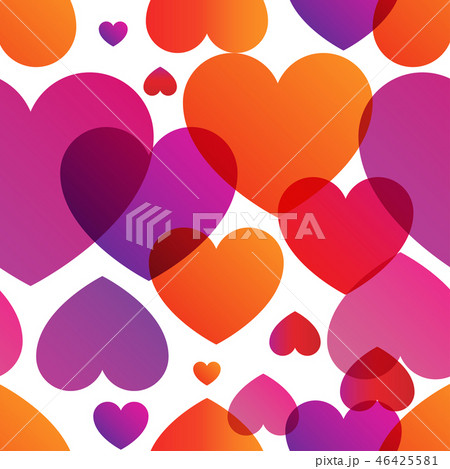 Love Around trendy gradients seamless pattern 46425581
