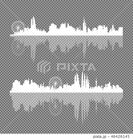 Vector illustration - the silhouette Vector illustration - the silhouette 46426145