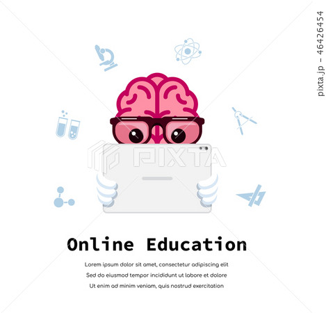 Online education concept. 46426454