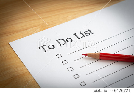 To Do List　チェックリスト　やることリスト　一覧表 46426721