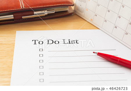 To Do List　チェックリスト　やることリスト　一覧表 46426723