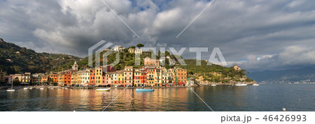 Famous Portofino village in Liguria Italy Famous Portofino village in Liguria Italy 46426993
