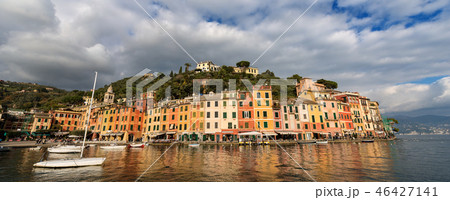 Famous Portofino village in Liguria Italy 46427141