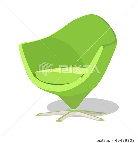 green soft chair