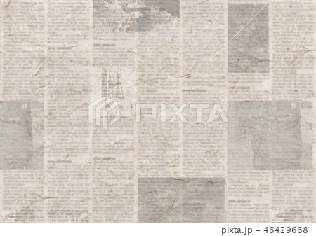 Newspaper with grunge vintage unreadable texture Newspaper with grunge vintage unreadable texture 46429668